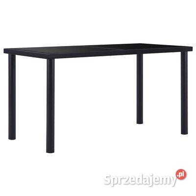vidaXL Stół jadalniany czarny 140 x 70 x 75 Warszawa