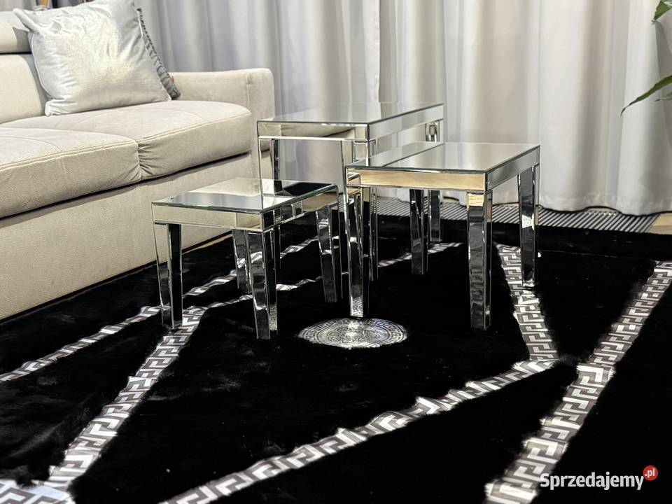 Stoliki w stylu Glamour komplet x3 Pozostałe