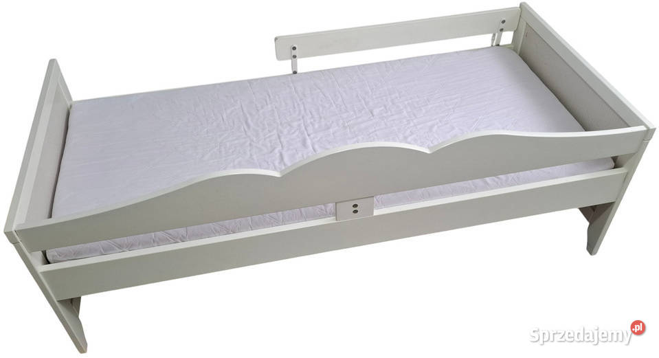 Łóżko dziecięce z barierką materacem IKEA Czeladź