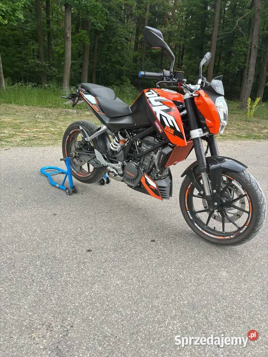 KTM duke 125 abs pomarańczowy Wąsewo