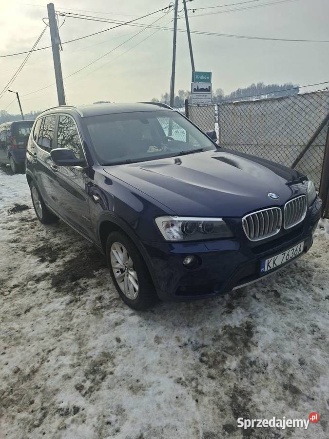Bmw X3 F25 30D Rok produkcji 2013 małopolskie Kraków sprzedam