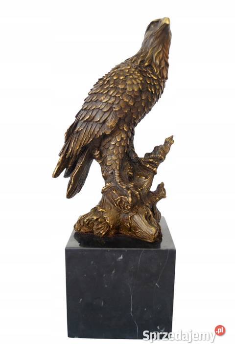 Figura z brązu ORZEŁ NA KONARZE piękna rzeźba Antyki, Sztuka, Kolekcje Gizałki sprzedam