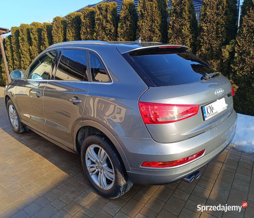 AUDI Q3 Quatro Stronic Sport 2015r 20 tdi150 154 nieuszkodzony Samochody osobowe małopolskie Nowy Sącz
