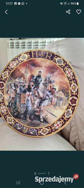 Dwa talerze porcelanowe Anglia mazowieckie Przasnysz