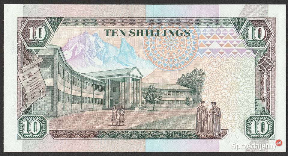 KENIA 10 SHILLING 1989 STAN BANKOWY UNC Łódź