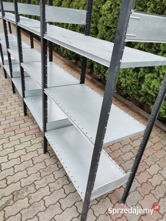 Regały magazynowe z demontażu 40gł x100x250 Radomierz sprzedam