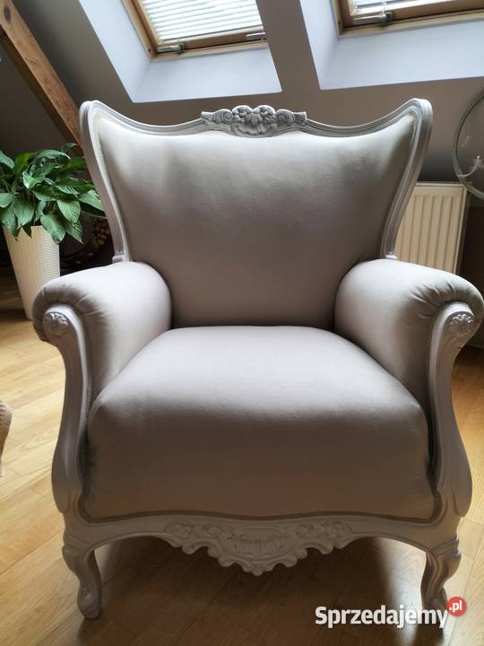 Fotel Ludwikowski uszak renowacji