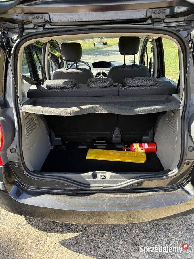 Renault Modus 16 16V 110 2004 r 235 000 Czarny immobilizer Motoryzacja Błażejewo