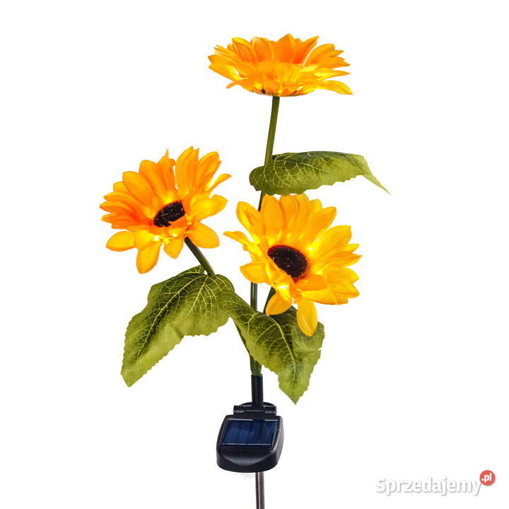 Lampa solarna ogrodowa wbijana Słonecznik Limanowa