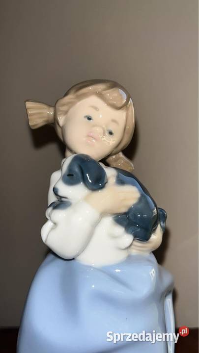 Figurka Daisa 1987 Dziewczyna z pieskiem Hand pomorskie Gdańsk