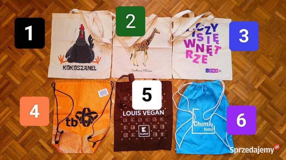 Torby torby eko plecaki worki wielkopolskie Zawory sprzedam