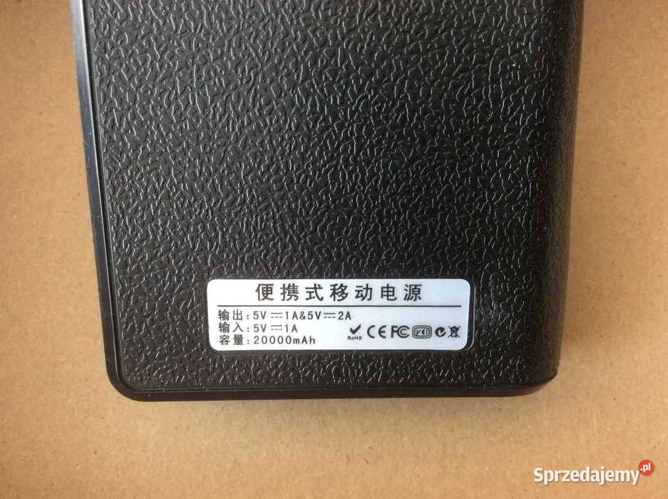 PowerBank 20 000mAh BMS Latarka Podgrzewanie łódzkie Łódź