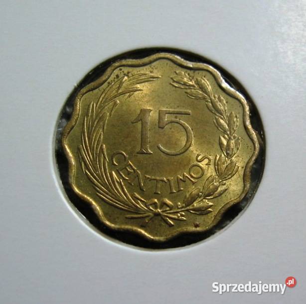 Paragwaj 15 Centimos 1953r Ładna wielkopolskie Kalisz