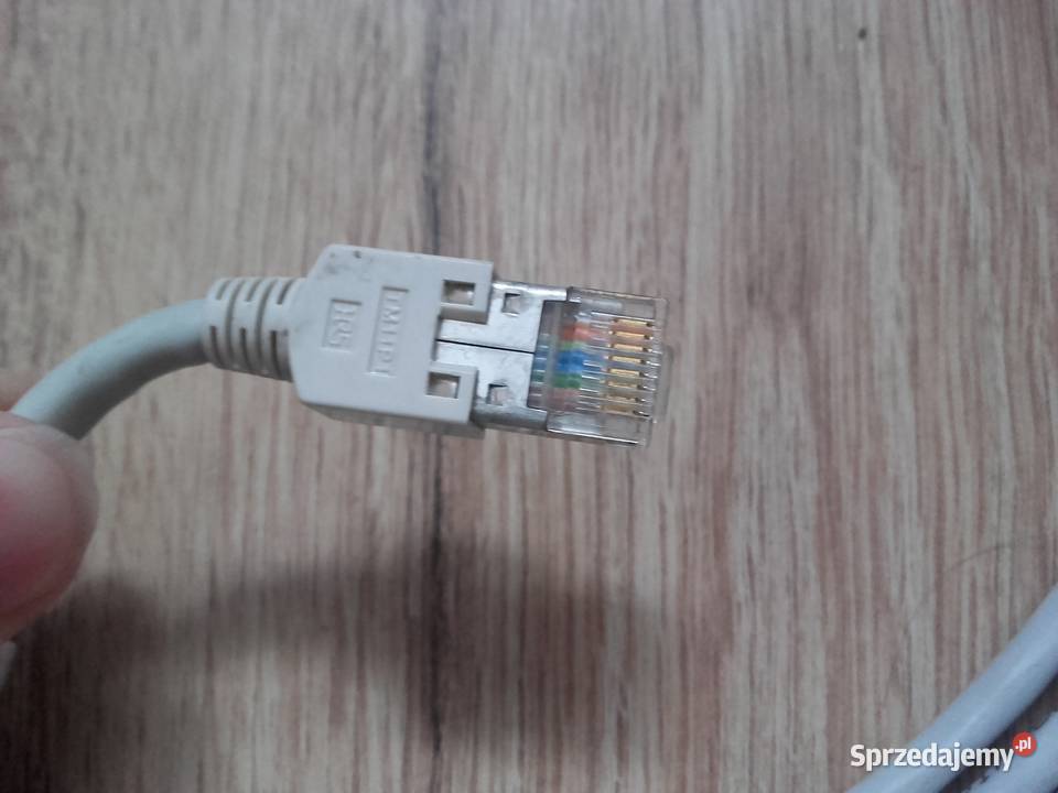 Kabel LAN RJ45 10m CAT 5e kolor jasnoszary Bydgoszcz