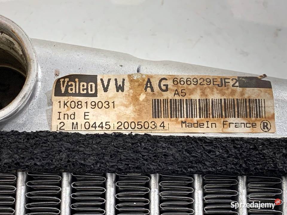 NAGRZEWNICA AUDI A3 8P 1K0819031 Hatchback 0313 osobowe