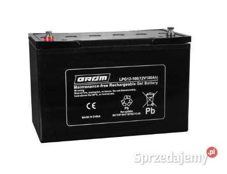 Akumulator żelowy GROM 12V 100Ah LPG12-100 Opole Kowalczyków