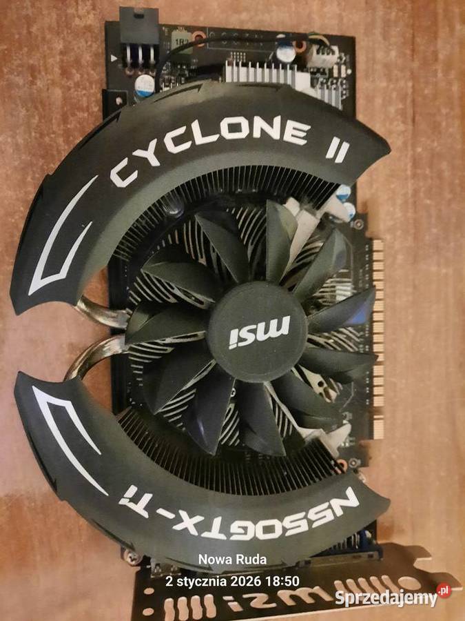 MSI NVIDIA GEFORCE GTX 550Ti DDR5 1 GB CycloneII dolnośląskie