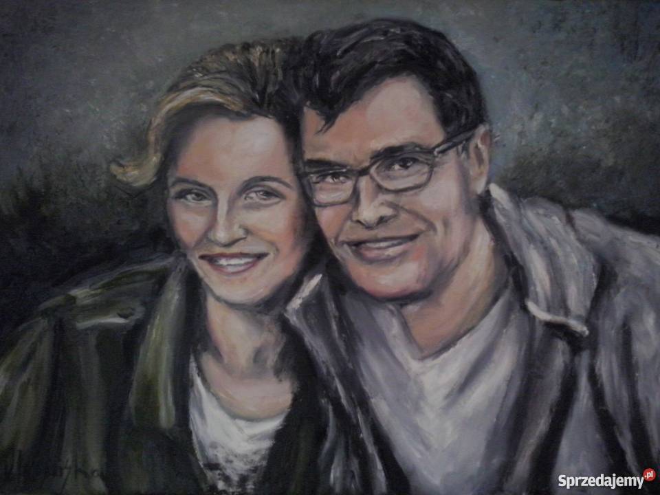 Portrety olejne na płótnie na zamówienie Warszawa