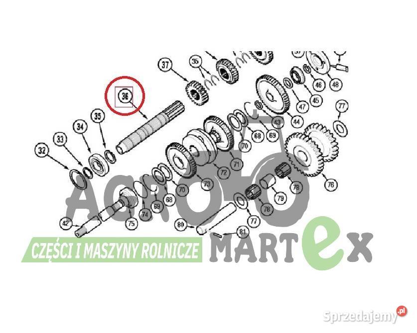 258453A2 258453A1 WAŁEK SKZYNI REWERS CNH nieuszkodzony Wichrów