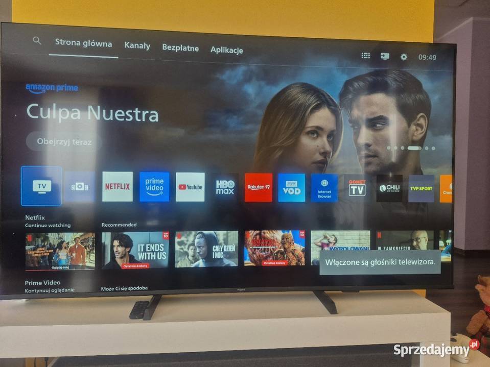 Philips 65 PUS800912 4K Ambilight Dolby Atmos FV Chorzele sprzedam