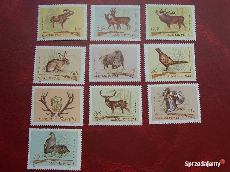 Węgry 1964 MNH Mi207988 Fauna Zwierzęta