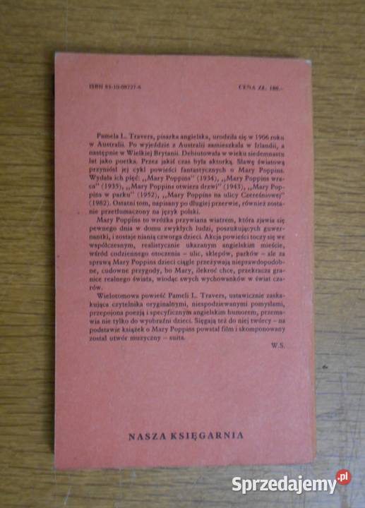 Pamela L Travers Mary Poppins Proza i poezja Parczew