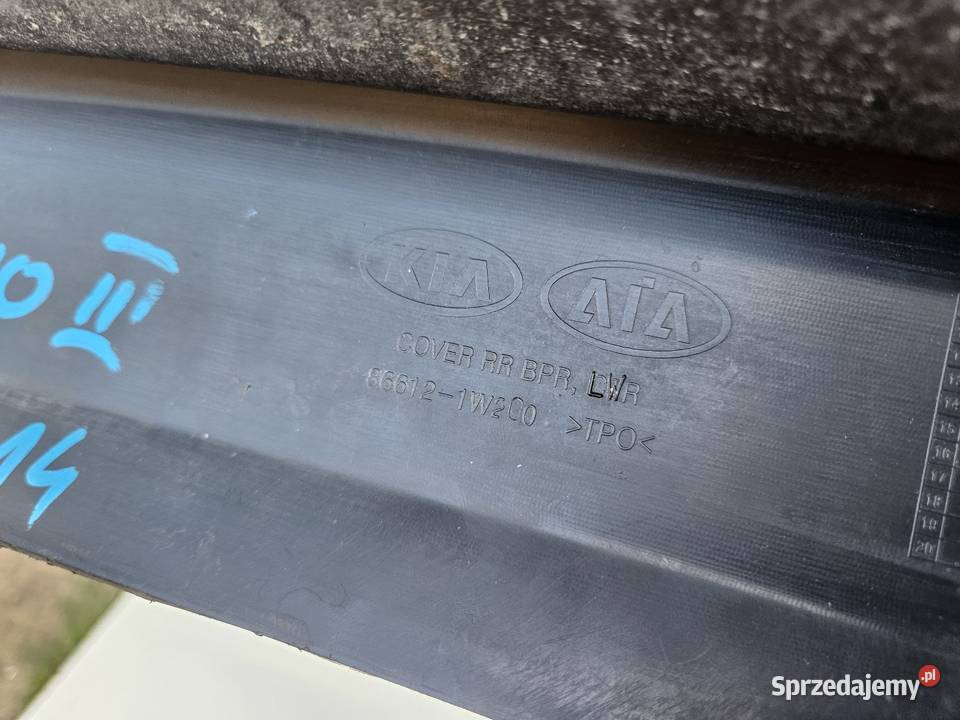 KIA RIO III 3 DYFUZOR SPOILER ZDERZAKA TYŁ TYLNY Międzychód