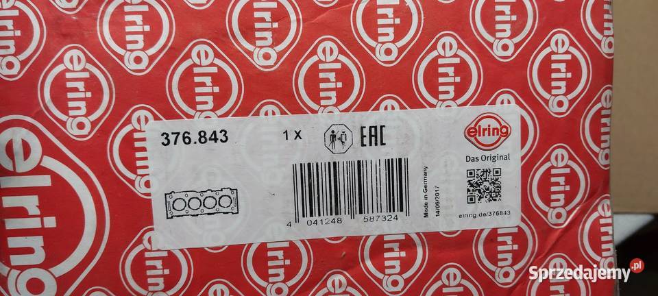 USZCZELKA GŁOWICY ELRING VW AUDI SEAT SKODA 20 Mielęcin