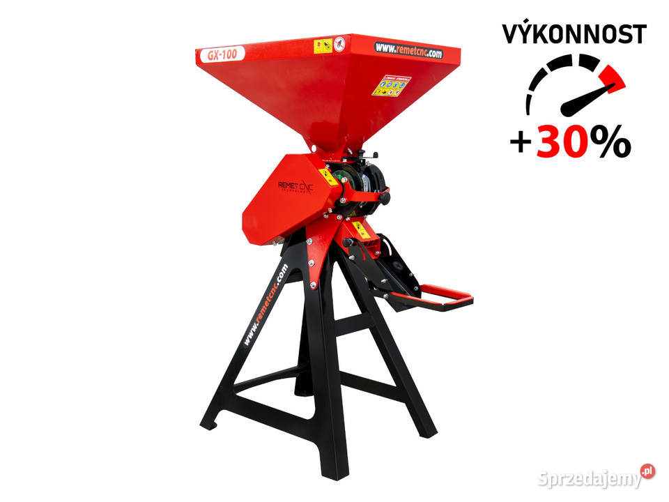 Gniotownik REMET GX100 śrutownik do zboza Maszyny rolnicze podkarpackie Łowisko