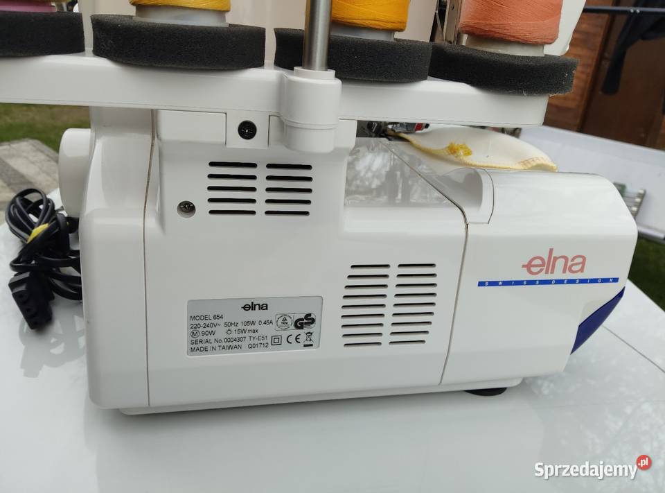 Owerlok Elna 654 śląskie Częstochowa sprzedam