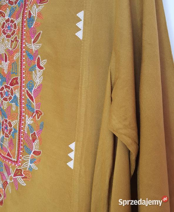 Nowa sukienka tunika indyjska M 38 L 40 oliwkowa zachodniopomorskie Szczecin
