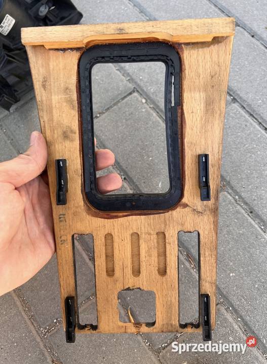 Panel środkowy drewniany Mercedes W126 SE SEL Kielce