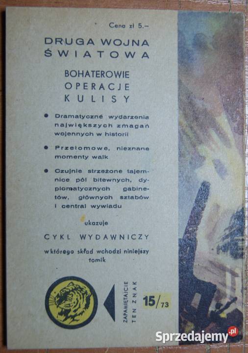 Żółty Tygrys Czwarta atakuje 1573 Parczew sprzedam