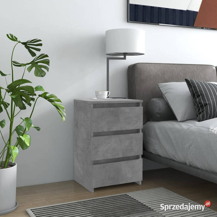 Szafka nocna szarość betonu 40x35x625 WM806219 Warszawa