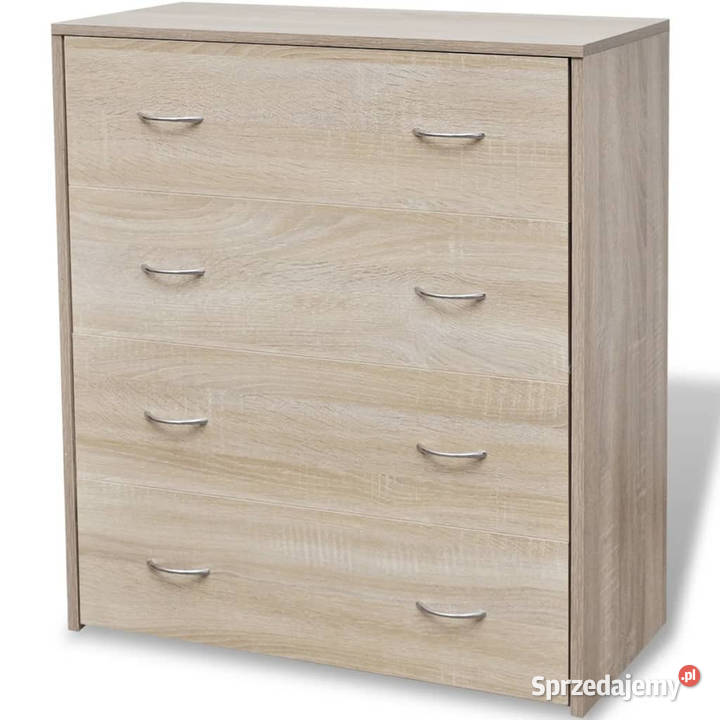 Komoda z 4 szufladami 60 x 305 x 71 kolor dębowy Warszawa sprzedam
