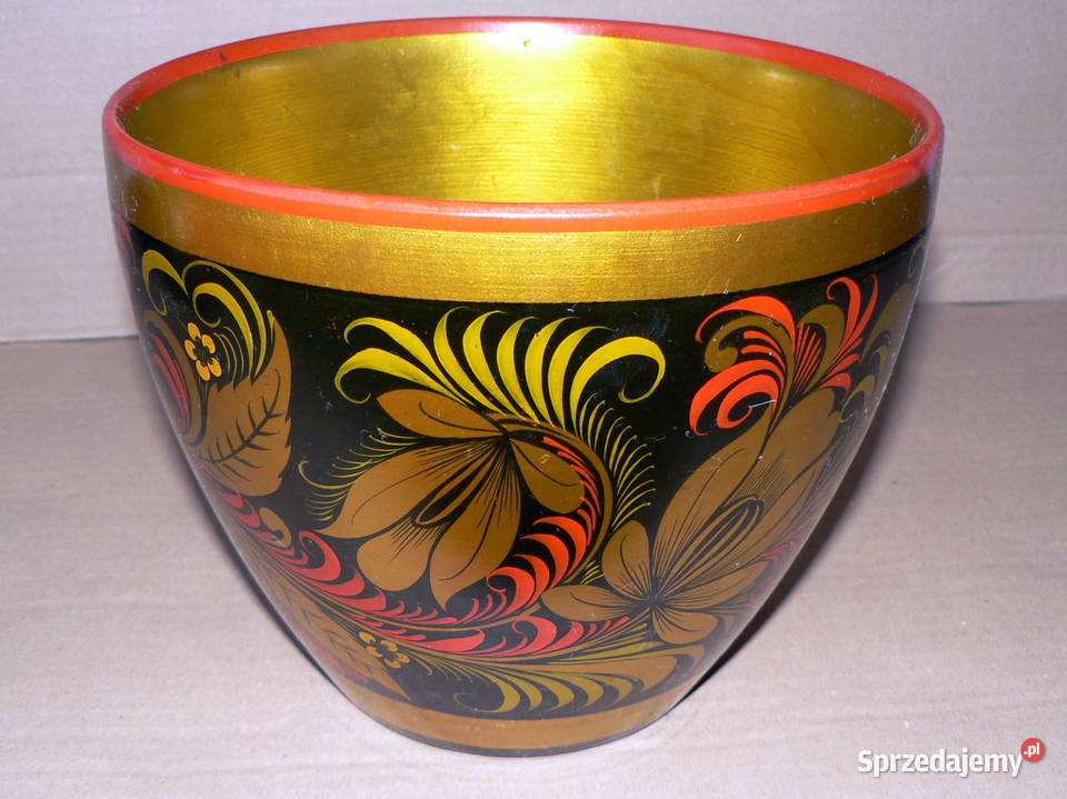 Chochłoma Rosyjska Khokhloma Drewniana Radom