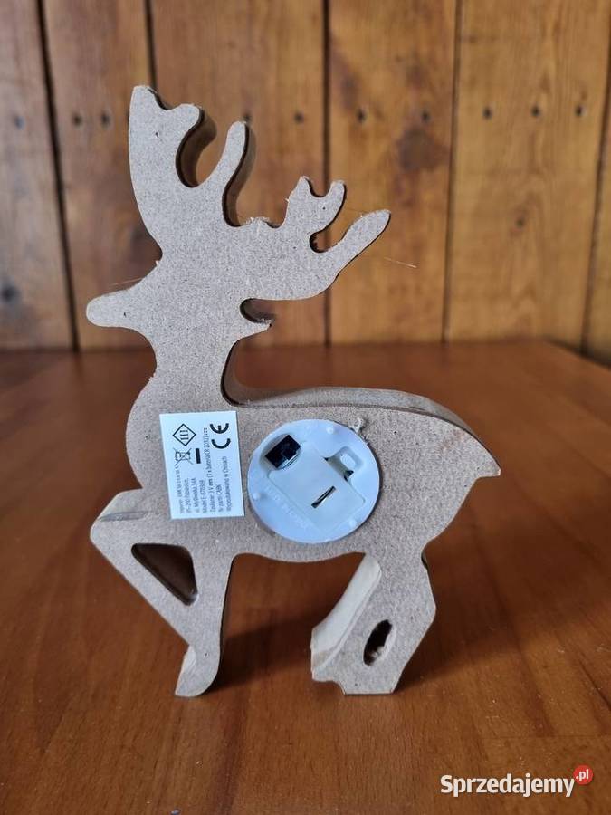 Świecący Renifer Nowy beżowy Warszawa