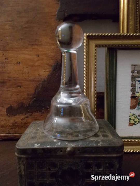 Kryształowy Dzwonek Szklany Dzwonek Vintage Szczecin