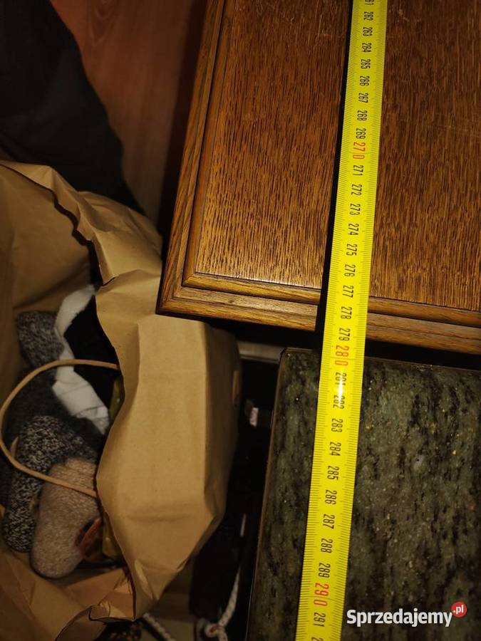 Meblościanka Duża drewniana stylowa szafka do pomorskie