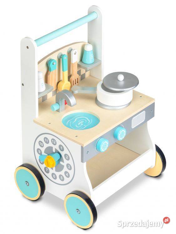 Drewniana kuchnia pchacz wózek dzieci Ecotoys Bielsk Podlaski