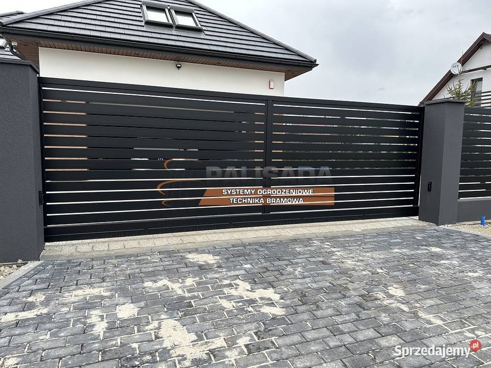 BRAMA Przesuwna Palisadowa P8020 80 x 20 mm 4M ocynk Gzin