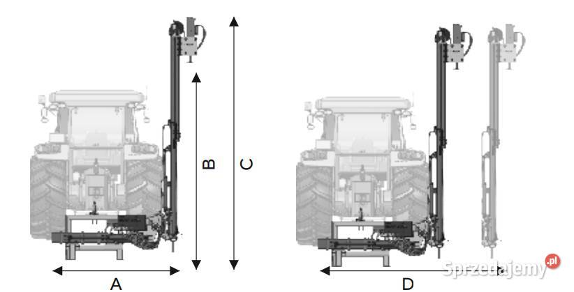 Kafar do słupów i pali marki Mazaka mocowany do mazowieckie
