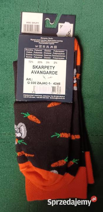 Skarpety Avangarde Gianna Socks Unikalny zając Zbylitowska Góra