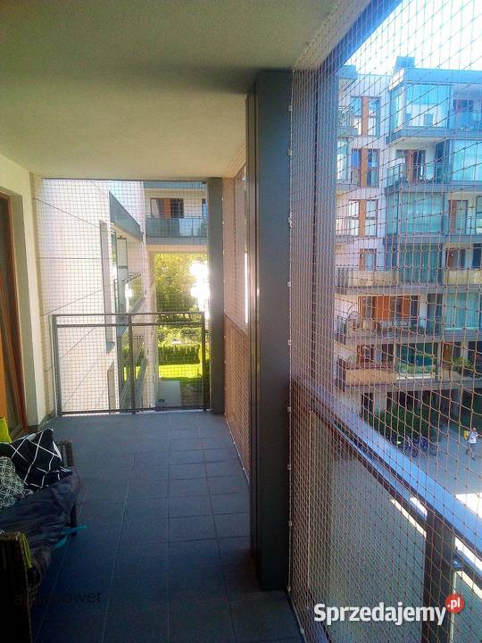 Siatka na balkon kota montaż BEZINWAZYJNY