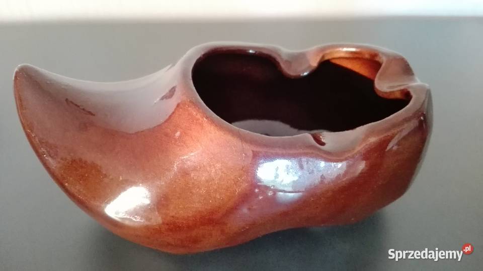 Popielnica Bucik ceramika kamionka PRL podlaskie