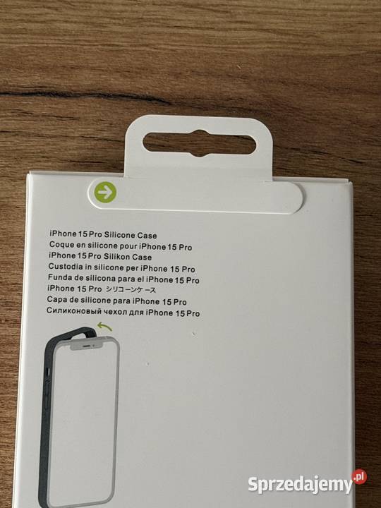 iPhone 15 Pro EtuiSilicone Case Black Warszawa sprzedam