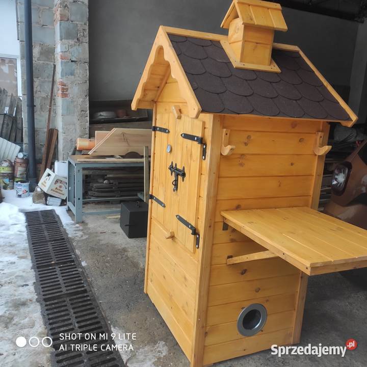 Wędzarnia drewniana duża komora olchowa Bliżyn