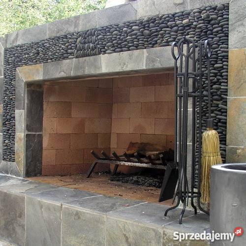 kominek murowany otwarty budowa kominka z cegieł Skierniewice