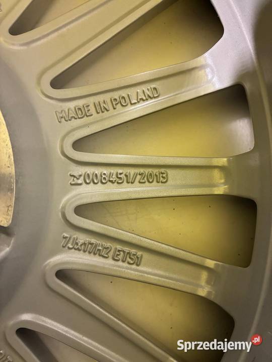 Mercedes 4xOryg KołaFelgi 7Jx17 ET51 5x112 kat Zgorzelec sprzedam