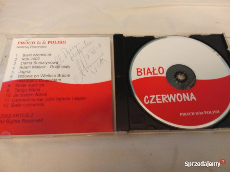Płyta CD Andrzej Rosiewicz z autografem